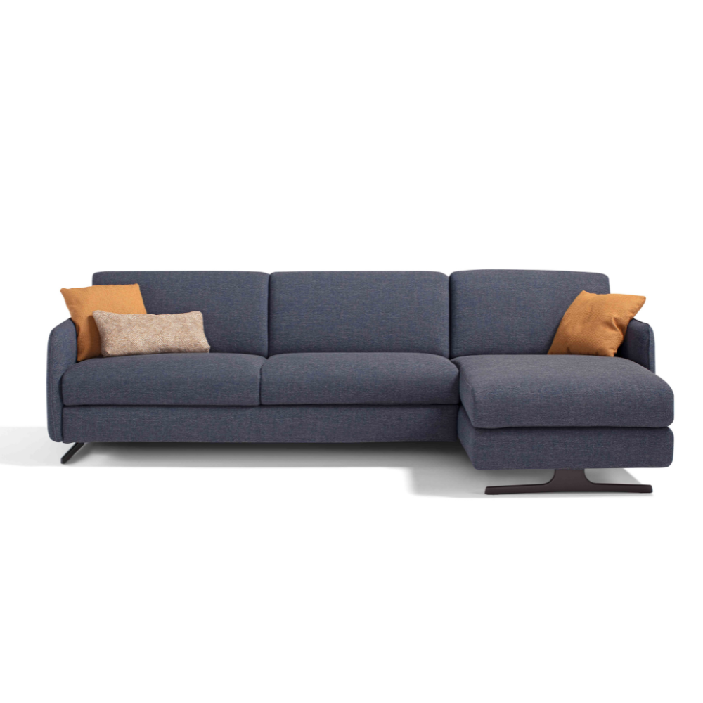 slaapbank bedbank selo met longchair voor lekker languit te kunnen zitten